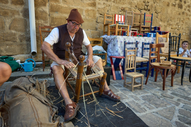 Fotos del inicio de las fiestas medievales en Artajona