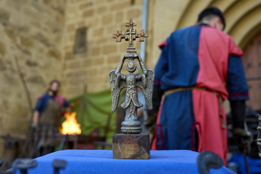 Fotos del inicio de las fiestas medievales en Artajona