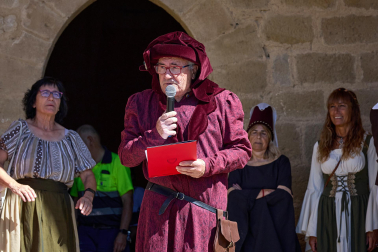 Fotos del inicio de las fiestas medievales en Artajona