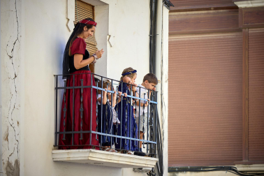 Fotos del inicio de las fiestas medievales en Artajona