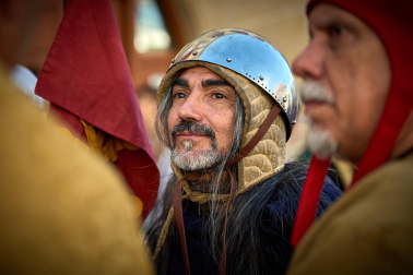 Fotos del inicio de las fiestas medievales en Artajona