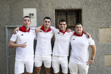 Fotos del cohete de fiestas de Lumbier 2026