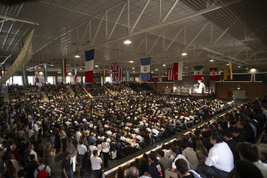 Fotos de la jornada de bienvenida al nuevo curso escolar en la Universidad de Navarra