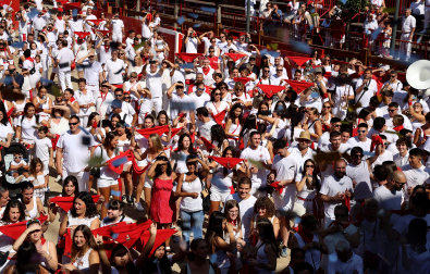 Fotos del cohete de fiestas de Caparroso 2026