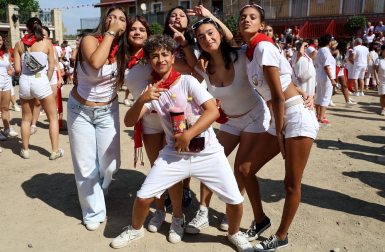 Fotos del cohete de fiestas de Caparroso 2026