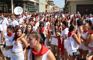 Fotos del cohete de fiestas de Caparroso 2026