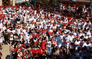 Fotos del cohete de fiestas de Caparroso 2026