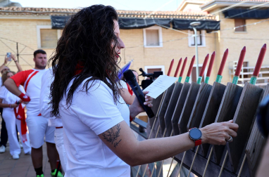 Fotos del cohete de fiestas de Caparroso 2026