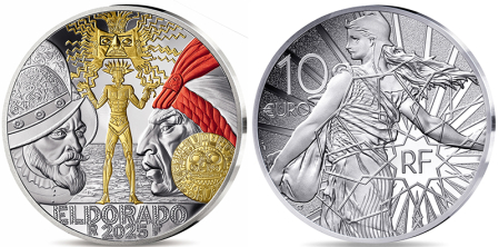 Moneda de plata de 10 euros, “El Dorado—The Sower”