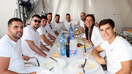 Fotos del cohete de fiestas de Fontellas 2026