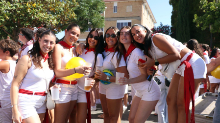Fotos del cohete de fiestas de Fontellas 2026