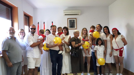 Fotos del cohete de fiestas de Fontellas 2026