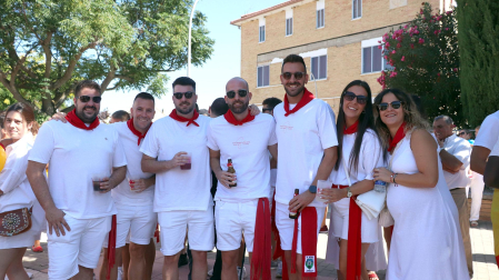 Fotos del cohete de fiestas de Fontellas 2026