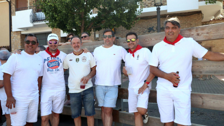 Fotos del cohete de fiestas de Fontellas 2026