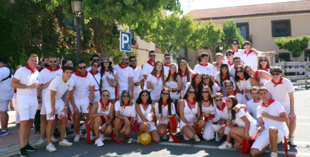 Fotos del cohete de fiestas de Fontellas 2026