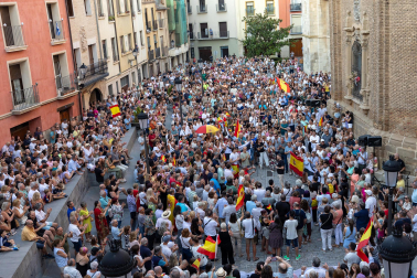 Foto de la concentración de apoyo a Ceuta celebrada en Tudela