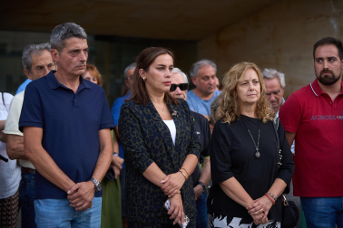 Fotos de la concentración en apoyo a Ceuta en Burlada
