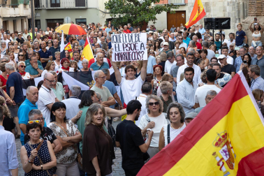 Fotos de la concentración en apoyo a Ceuta celebrada en Tudela