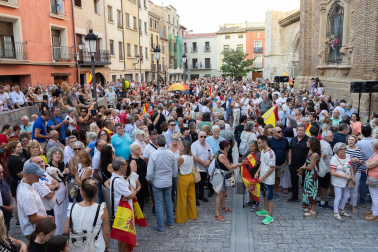 Fotos de la concentración en apoyo a Ceuta celebrada en Tudela