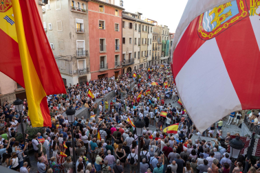 Fotos de la concentración en apoyo a Ceuta celebrada en Tudela