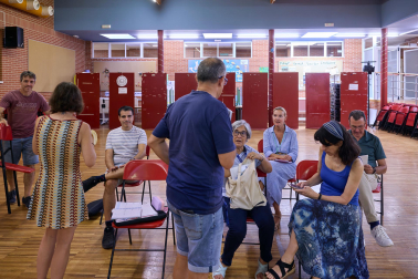 Foto de los preparativos para el nuevo curso escolar en el IES Basoko
