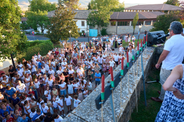 Alegría y celebraciones en el inicio de las fiestas en Zizur Menor