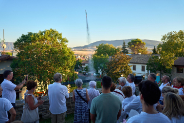 Alegría y celebraciones en el inicio de las fiestas en Zizur Menor