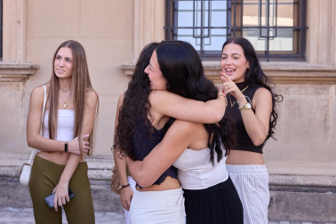 Fotos del comienzo de curso en la ESO y Bachillerato en el Liceo Monjardin