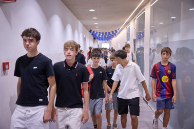 Fotos del comienzo de curso en la ESO y Bachillerato en el Liceo Monjardin