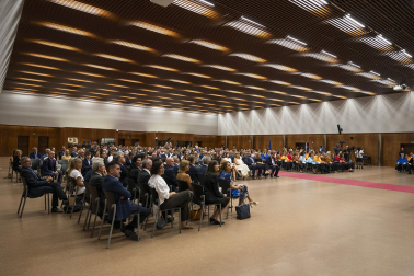 Foto del acto de inicio de curso de la UPNA en el Edificio de El Sario