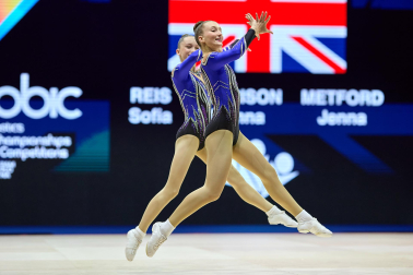Fotos de la segunda jornada del Mundial de Aeróbic en el Navarra Arena