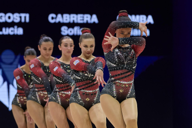 Fotos de la segunda jornada del Mundial de Aeróbic en el Navarra Arena