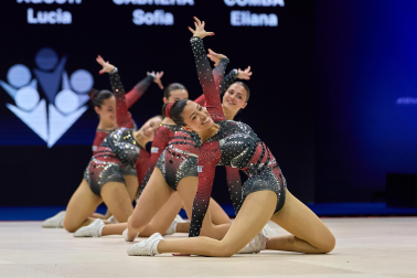 Fotos de la segunda jornada del Mundial de Aeróbic en el Navarra Arena
