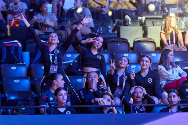 Fotos de la segunda jornada del Mundial de Aeróbic en el Navarra Arena