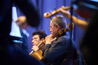 Fotos del concierto de la Orquesta Sinfónica de Navarra en la plaza del Castillo