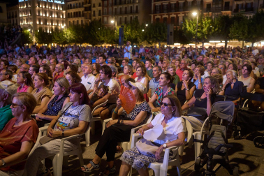 Fotos del concierto de la Orquesta Sinfónica de Navarra en la plaza del Castillo