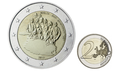 Moneda conmemorativa de Malta de 2013