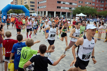 Participantes en la IX Carrera Popular de Artica disputada este domingo, 6 de septiembre
