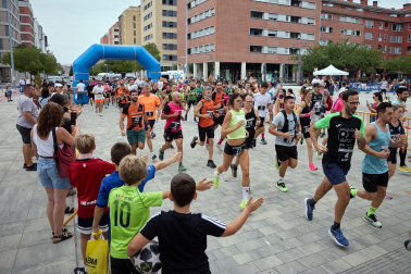 Participantes en la IX Carrera Popular de Artica disputada este domingo, 6 de septiembre
