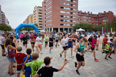 Participantes en la IX Carrera Popular de Artica disputada este domingo, 6 de septiembre