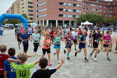 Participantes en la IX Carrera Popular de Artica disputada este domingo, 6 de septiembre