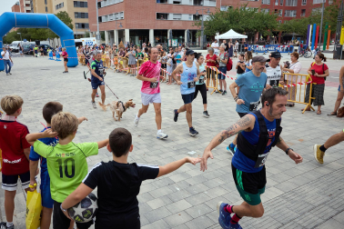 Participantes en la IX Carrera Popular de Artica disputada este domingo, 6 de septiembre