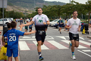 Participantes en la IX Carrera Popular de Artica disputada este domingo, 6 de septiembre