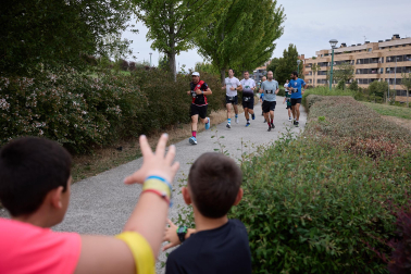 Participantes en la IX Carrera Popular de Artica disputada este domingo, 6 de septiembre