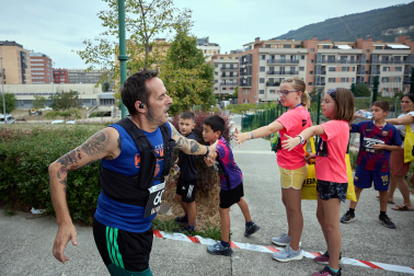 Participantes en la IX Carrera Popular de Artica disputada este domingo, 6 de septiembre