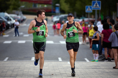 Participantes en la IX Carrera Popular de Artica disputada este domingo, 6 de septiembre