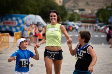 Participantes en la IX Carrera Popular de Artica disputada este domingo, 6 de septiembre