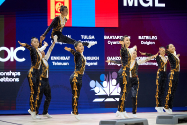 Campeonato del Mundo de Gimnasia Aeróbica en el Navarra Arena de Pamplona.