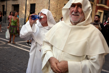 Fotos del desfile medieval por las calles de Pamplona por la celebración del Privilegio de la Unión
