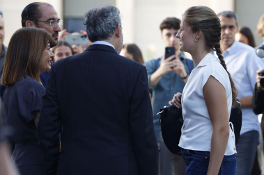 Fotos del primer día de universidad de la princesa Leonor